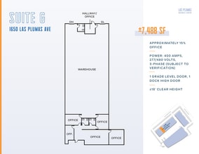 1670 Las Plumas Ave, San Jose, CA for lease Floor Plan- Image 1 of 1