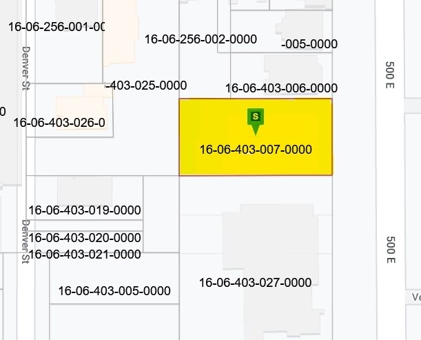 326 S 500 E, Salt Lake City, UT à louer - Plan cadastral - Image 3 de 3