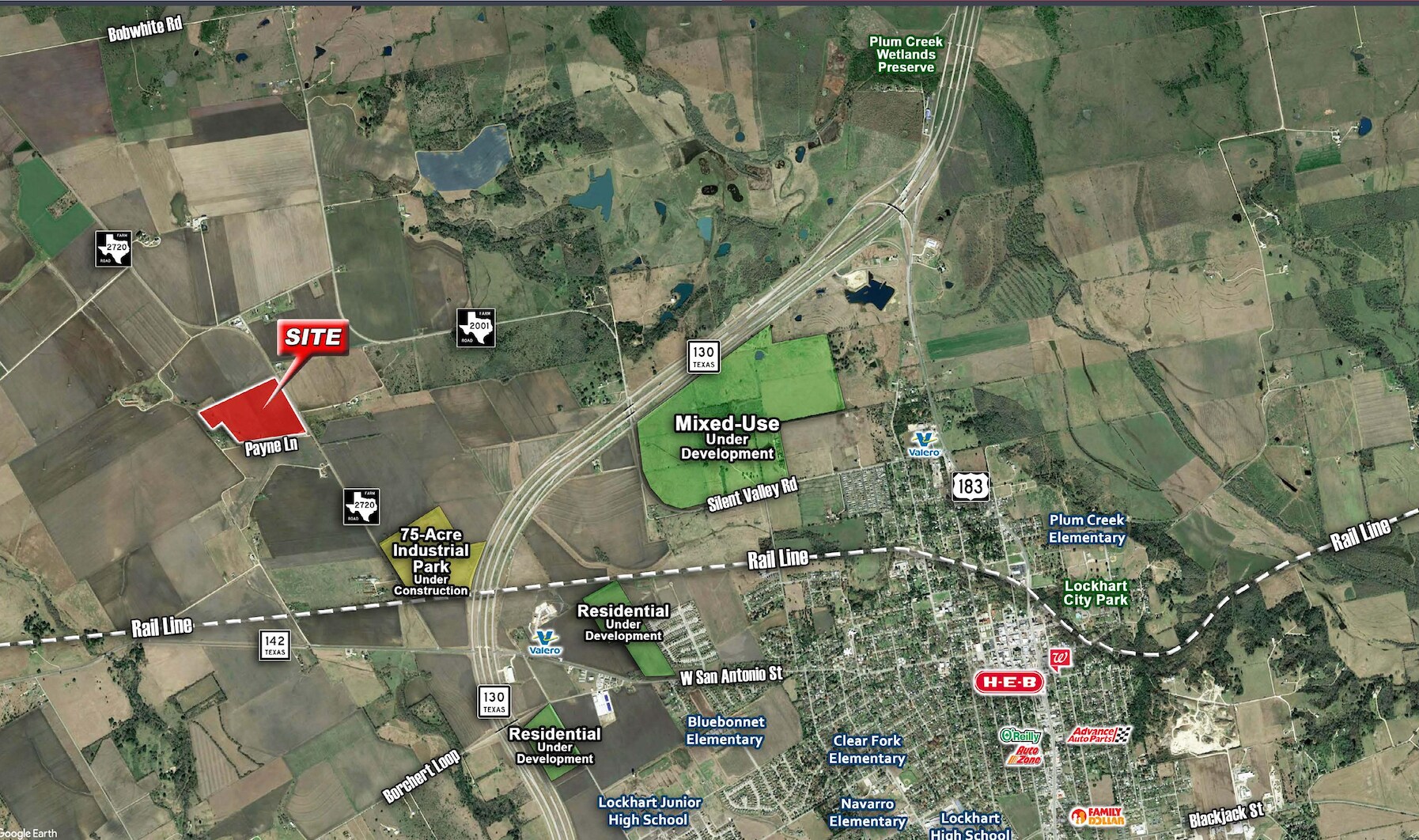 FM 2720 & Payne Ln, Lockhart, TX à vendre Photo du bâtiment- Image 1 de 2