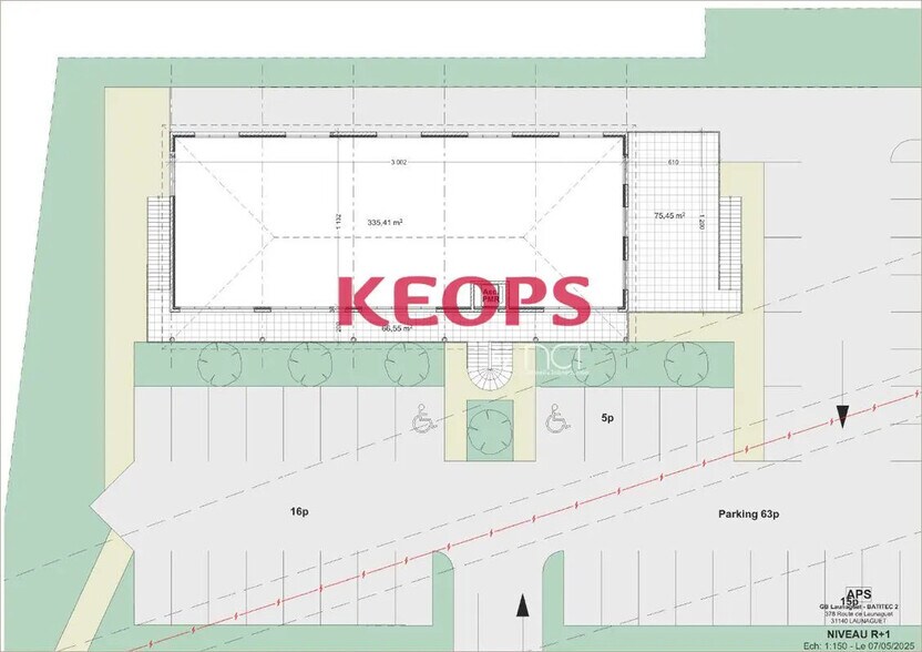Commerce de détail dans Aucamville à louer - Plan d’étage - Image 3 de 6