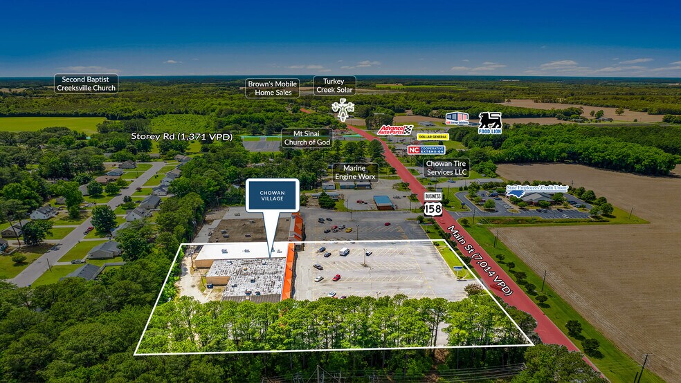 831-841 W Main St, Murfreesboro, NC à vendre - Photo du bâtiment - Image 2 de 5