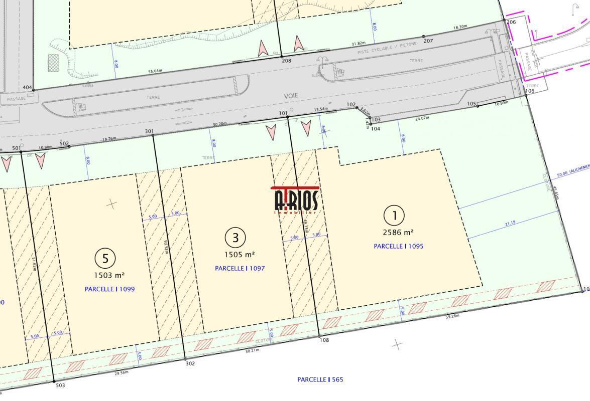 Land in Signes for sale Site Plan- Image 1 of 2