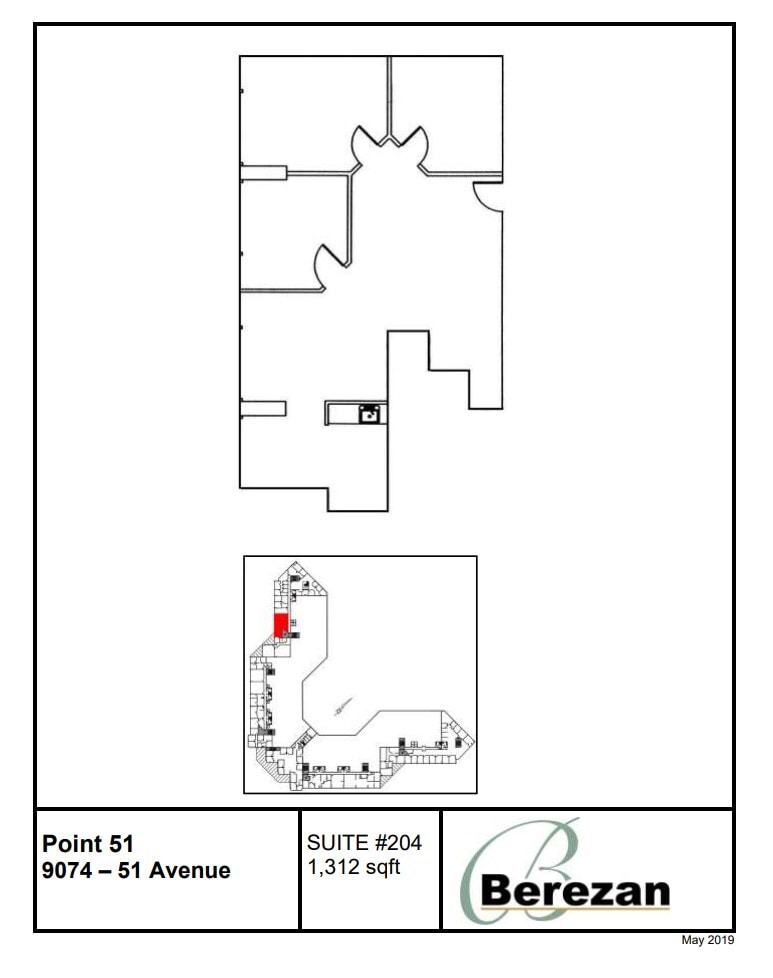 9004-9090 51st Ave NW, Edmonton, AB à louer Plan d’étage- Image 1 de 1