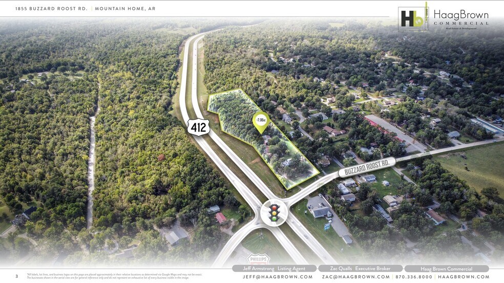 1855 Buzzard Roost rd, Mountain Home, AR à vendre - Photo du bâtiment - Image 3 de 9