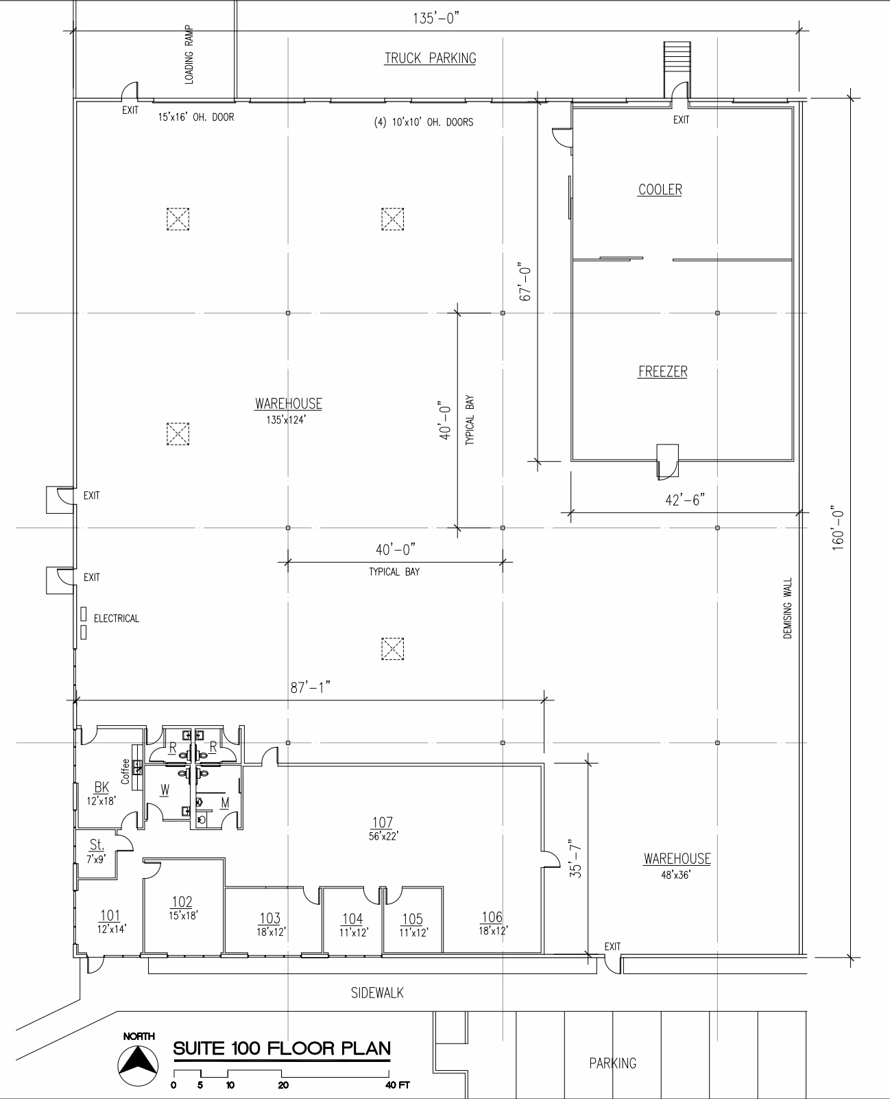 8207 North Loop E, Houston, TX à louer Plan d’étage- Image 1 de 1