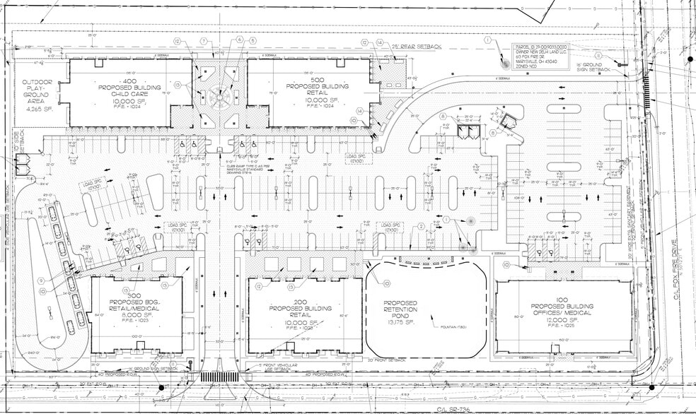 0 Ohio Route 736, Marysville, OH for lease - Site Plan - Image 2 of 4