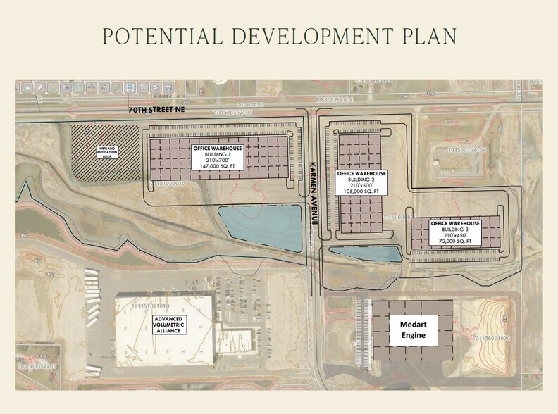 70th St NE, Albertville, MN à vendre - Plan de site - Image 2 de 2