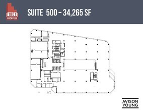 1801 Rockville Pike, Rockville, MD à louer Plan d’étage- Image 1 de 1