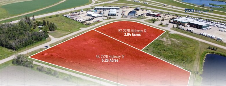 27211 Rge Road 272, Lacombe, AB à vendre - Aérien - Image 2 de 3