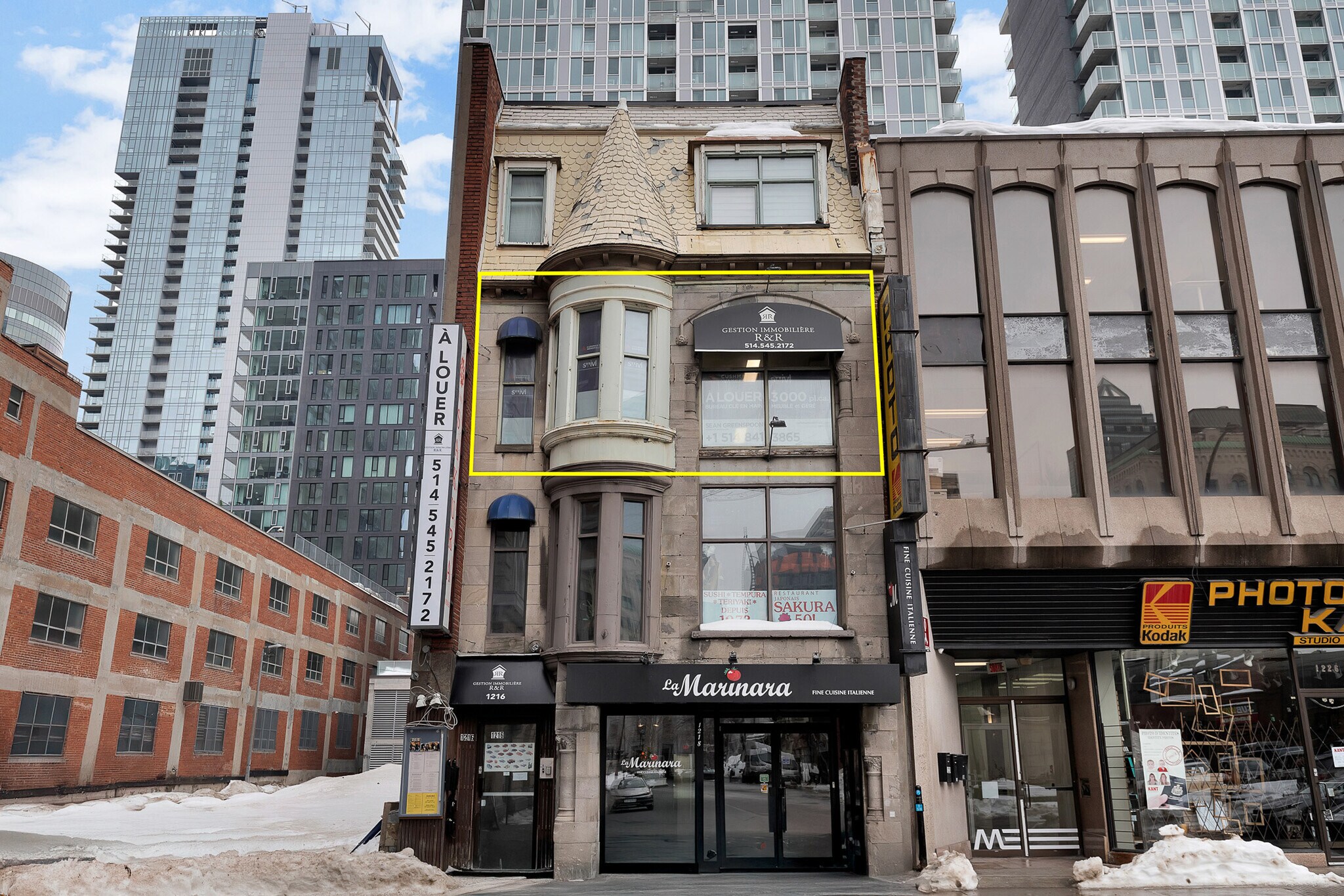 1216-1218 Rue Stanley, Montréal, QC for sale Building Photo- Image 1 of 1