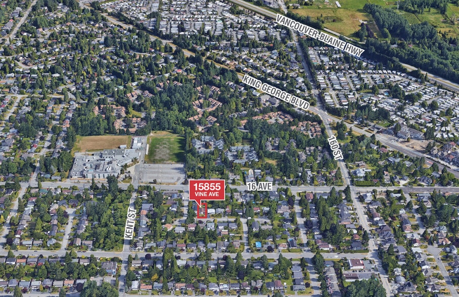 15855 Vine Av, White Rock, BC for sale - Aerial - Image 1 of 7