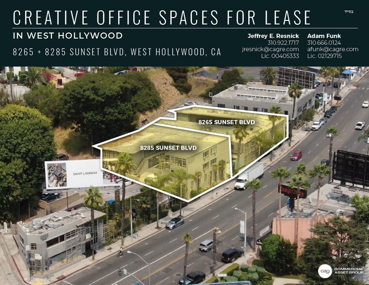 8265 W Sunset Blvd, West Hollywood, CA for lease - Building Photo - Image 1 of 3