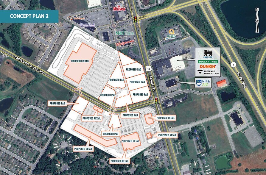 1648 S DuPont Blvd, Smyrna, DE à louer - Plan de site - Image 2 de 3