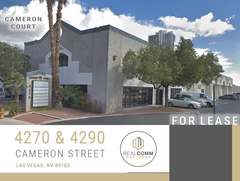 4290 Cameron St, Las Vegas, NV à louer - Photo du bâtiment - Image 1 de 7