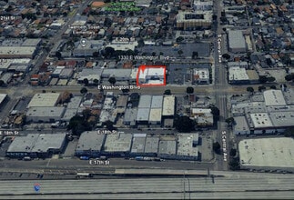 1324-1330 E Washington Blvd, Los Angeles, CA - Aerial map view