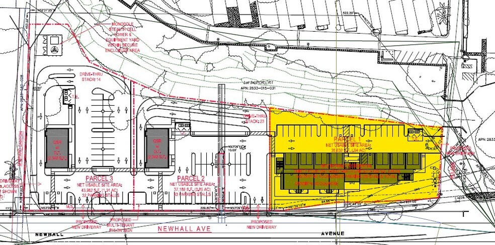 23450 Newhall Ave, Santa Clarita, CA à vendre - Plan de site - Image 1 de 2