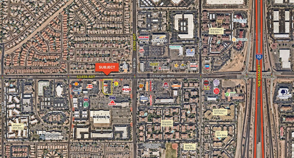 4645 E Chandler Blvd, Phoenix, AZ à louer - Photo du bâtiment - Image 2 de 24