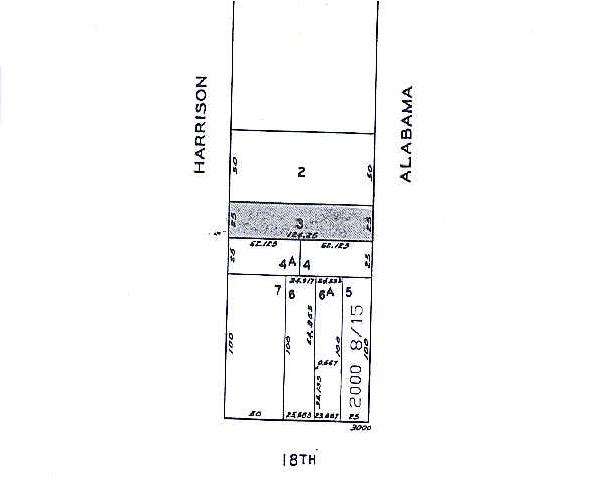 560 Alabama St, San Francisco, CA à louer - Plan cadastral - Image 2 de 2