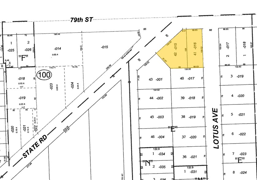 5445 W 79th St, Burbank, IL à louer - Plan cadastral - Image 2 de 2