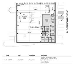 2002-2008 Bloomingdale Rd, Glendale Heights, IL for lease Floor Plan- Image 1 of 1