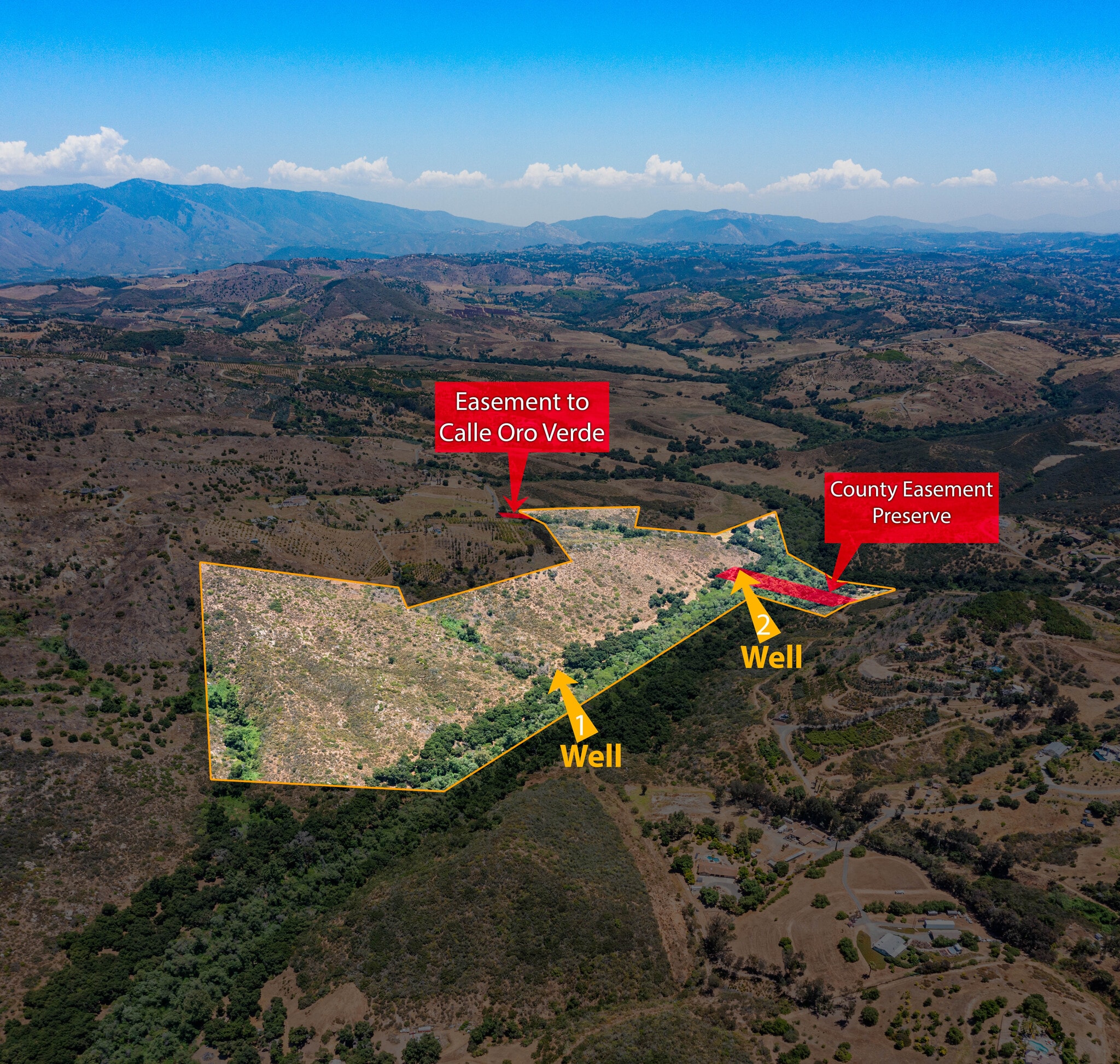 Running Creek Road, Valley Center, CA for sale Aerial- Image 1 of 17