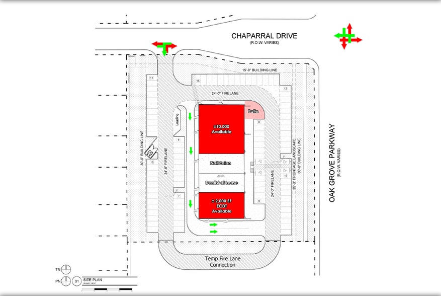SWC of Martop Rd & FM-720, Oak Point, TX for lease - Site Plan - Image 2 of 5
