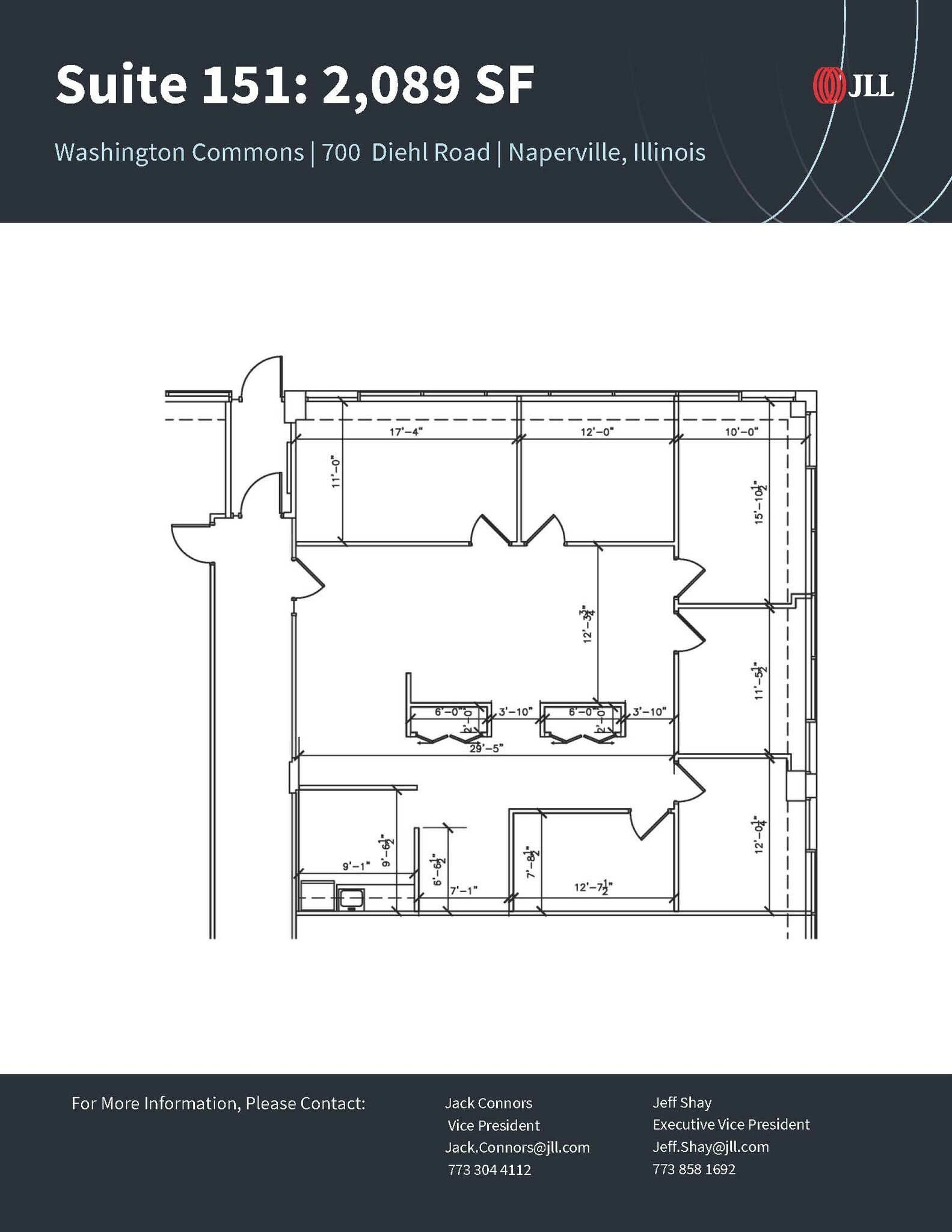 450-500 E Diehl Rd, Naperville, IL à louer Plan d’étage- Image 1 de 1