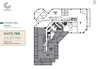 20400 Stevens Creek Blvd, Cupertino, CA à louer Plan d’étage- Image 2 de 2