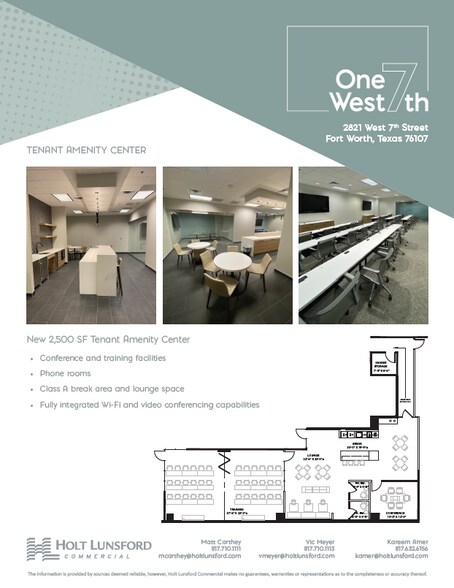 2821 W 7th St, Fort Worth, TX à louer - Plan d’étage - Image 2 de 5