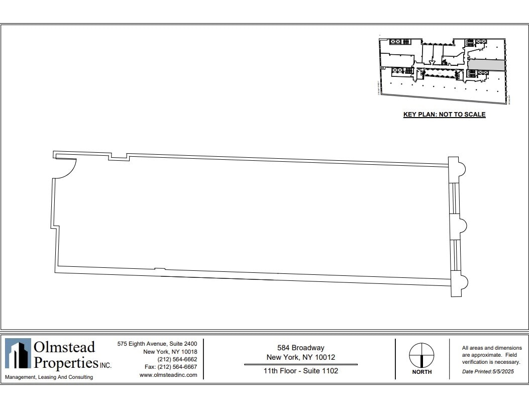 584-590 Broadway, New York, NY à louer Plan d’étage- Image 1 de 1