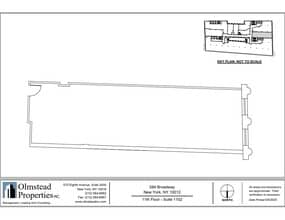 584-590 Broadway, New York, NY à louer Plan d’étage- Image 1 de 1