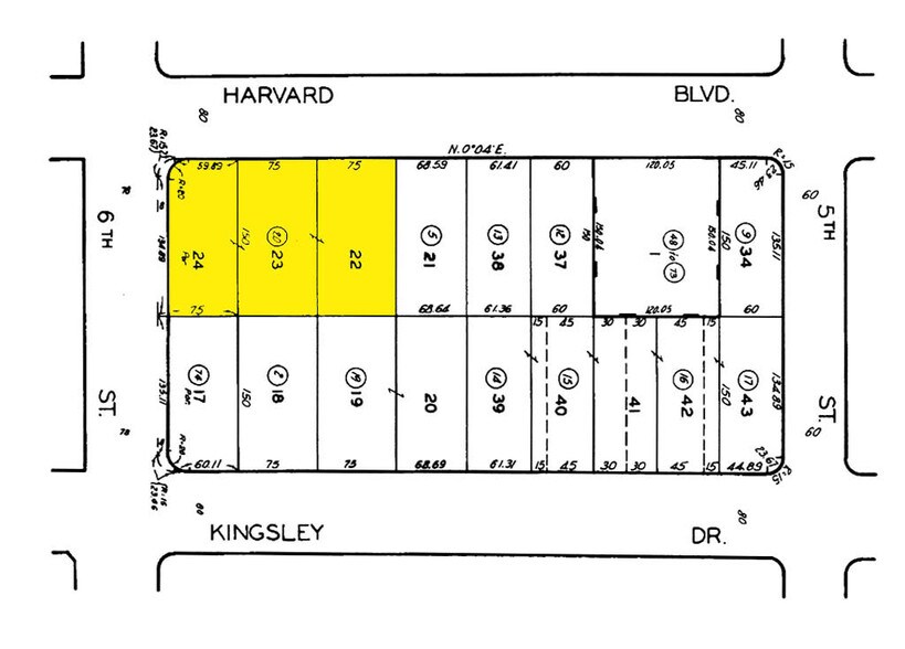 3727 W 6th St, Los Angeles, CA à louer - Plan cadastral - Image 2 de 5