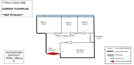 555 Pleasantville Rd, Briarcliff Manor Village, NY for lease Floor Plan- Image 2 of 2