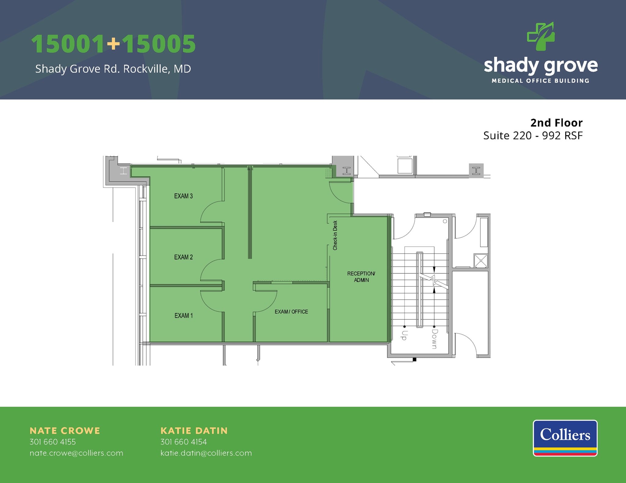 15005 Shady Grove Rd, Rockville, MD à louer Plan d’étage- Image 1 de 1