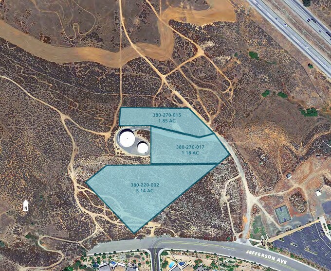 I-5 & Jefferson Ave, Wildomar, CA à vendre - Aérien - Image 2 de 2