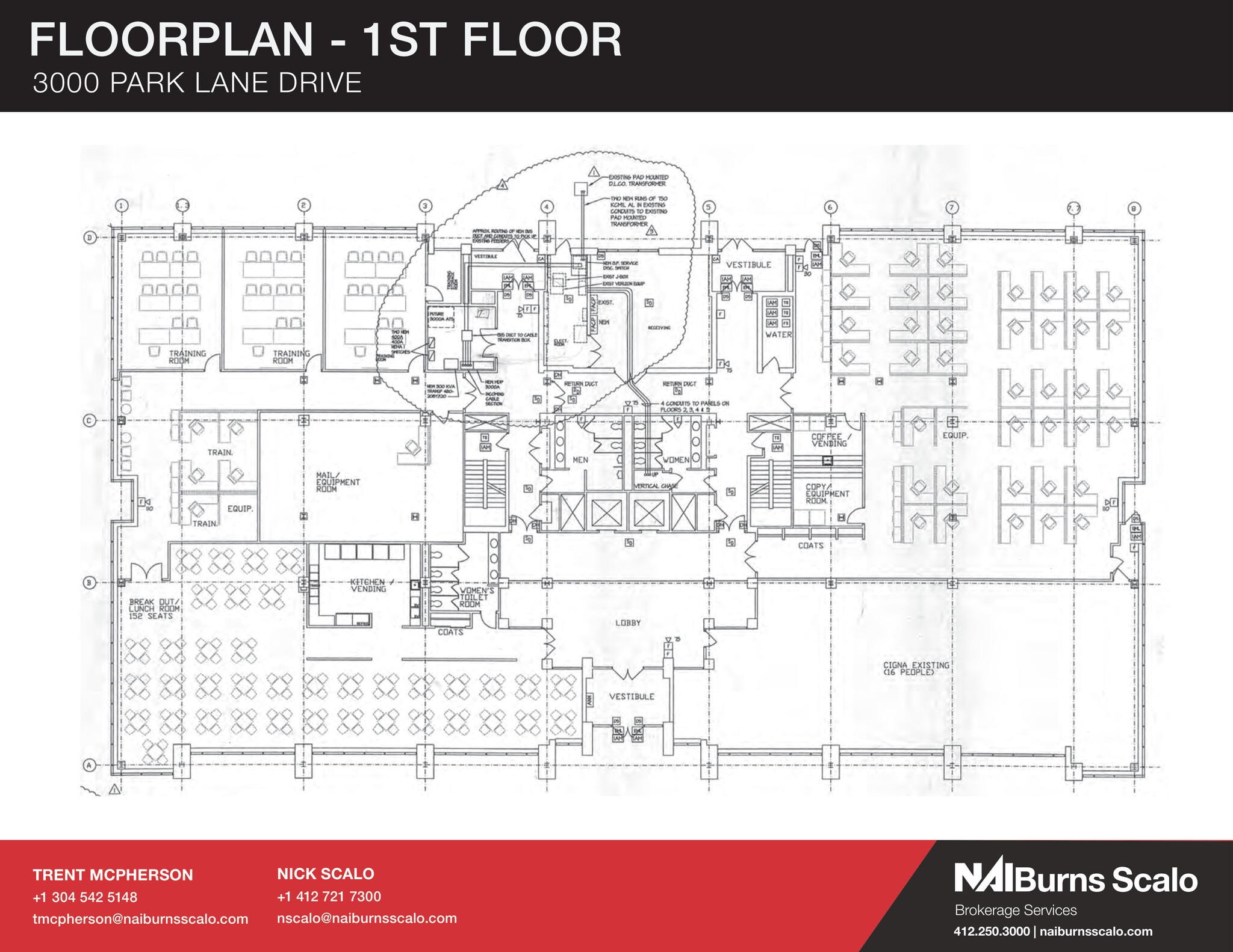 3000 Park Lane Dr, Pittsburgh, PA à louer Plan d’étage- Image 1 de 1