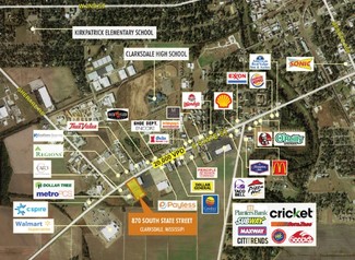 Plus de détails pour 870 S State St, Clarksdale, MS - Vente au détail à vendre