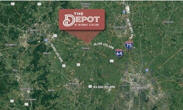 100 Lacefield, Midway, KY - AÉRIEN Vue de la carte - Image1