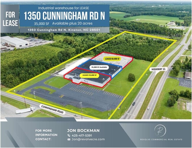 More details for 1350 Cunningham Rd N, Kinston, NC - Industrial for Lease