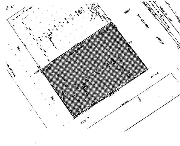 7217 San Leandro St, Oakland, CA for sale - Plat Map - Image 2 of 3