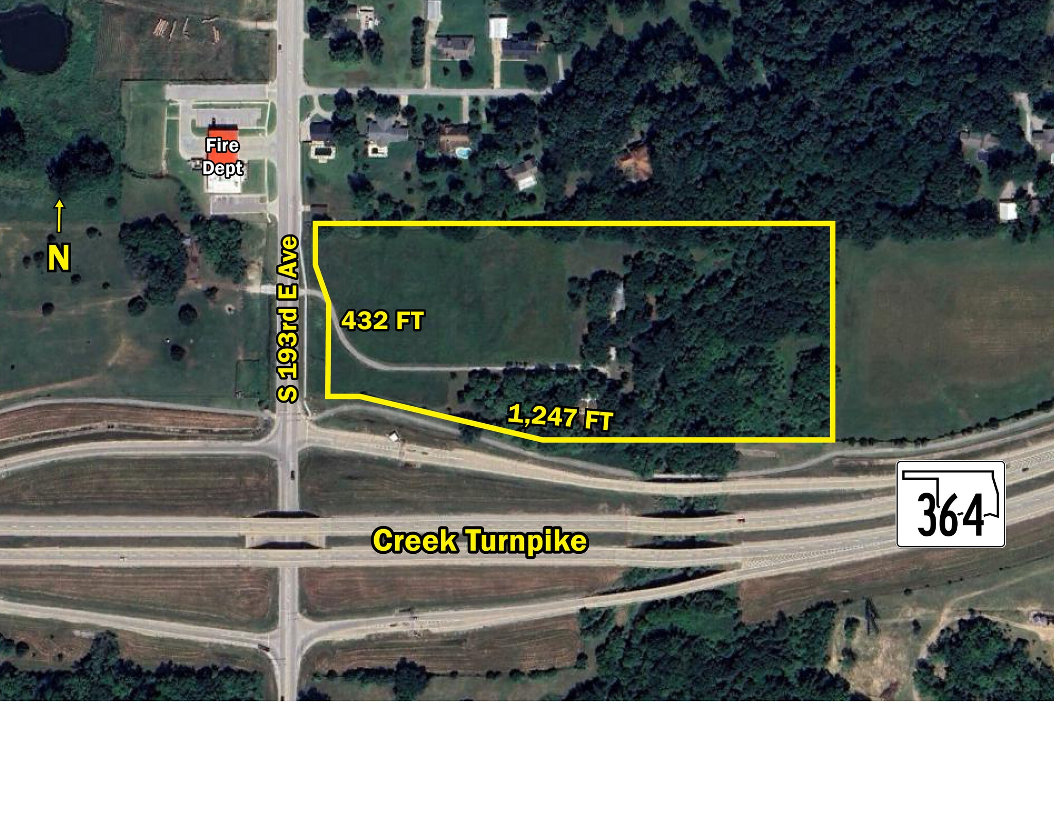 11601 S 193rd East Ave, Broken Arrow, OK for sale Aerial- Image 1 of 5