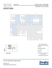 16255 Ventura Blvd, Encino, CA à louer Plan d’étage- Image 1 de 1