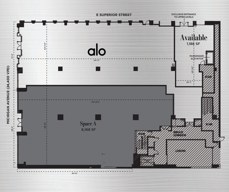717 N Michigan Ave, Chicago, IL for lease Floor Plan- Image 1 of 1
