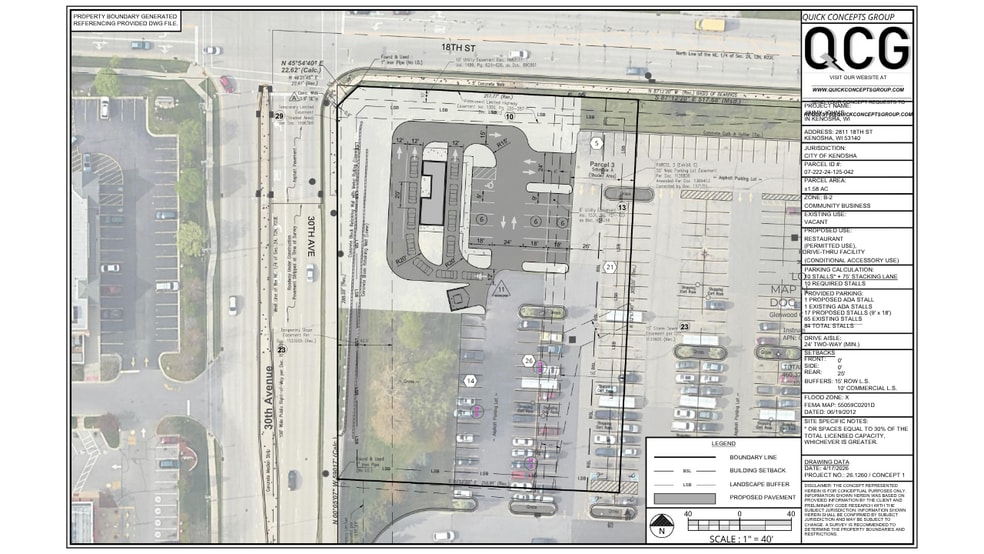 2931 18th St, Kenosha, WI for lease - Site Plan - Image 2 of 5
