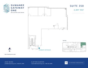 3011 Sutton Gate Dr E, Suwanee, GA à louer Plan d’étage- Image 1 de 1