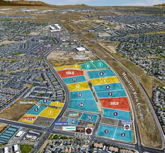 NWC Mountain View Corridor & 12600 South, Herriman, UT à vendre - Photo du bâtiment - Image 1 de 1