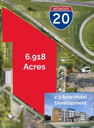 Plus de détails pour 28 McGowen Ln, Rayville, LA - Terrain à vendre