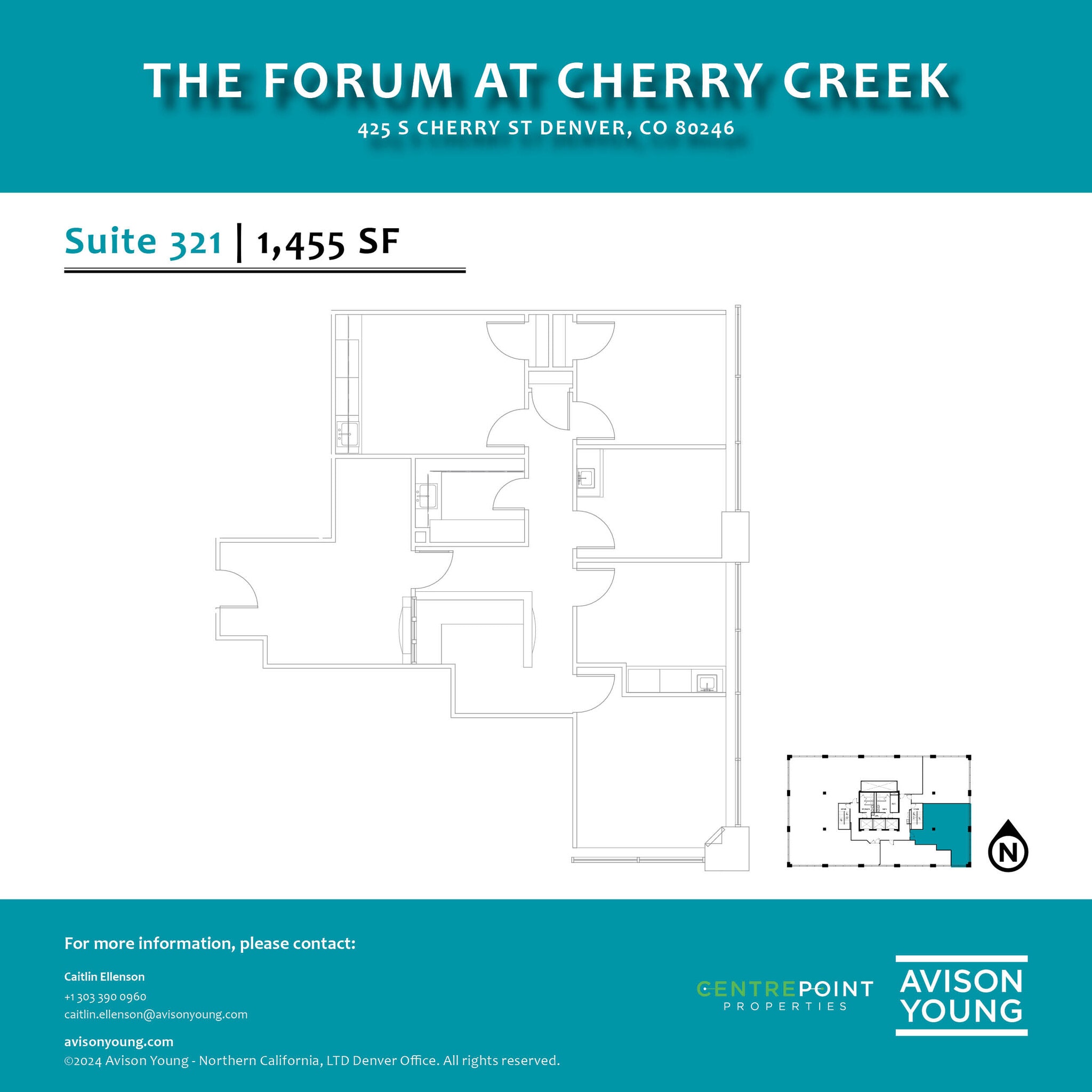 425 S Cherry St, Glendale, CO for lease Floor Plan- Image 1 of 1