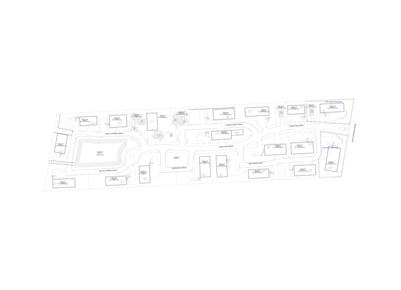 8024 Red Cedar Cir, Humble, TX for lease - Site Plan - Image 1 of 8