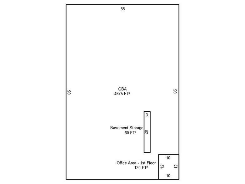 4600 NE 120th St, Oklahoma City, OK à vendre - Plan d’étage - Image 2 de 2